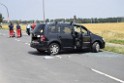 Schwerer Krad Pkw Unfall Koeln Porz Libur Liburer Landstr (Krad Fahrer nach Tagen verstorben) P027